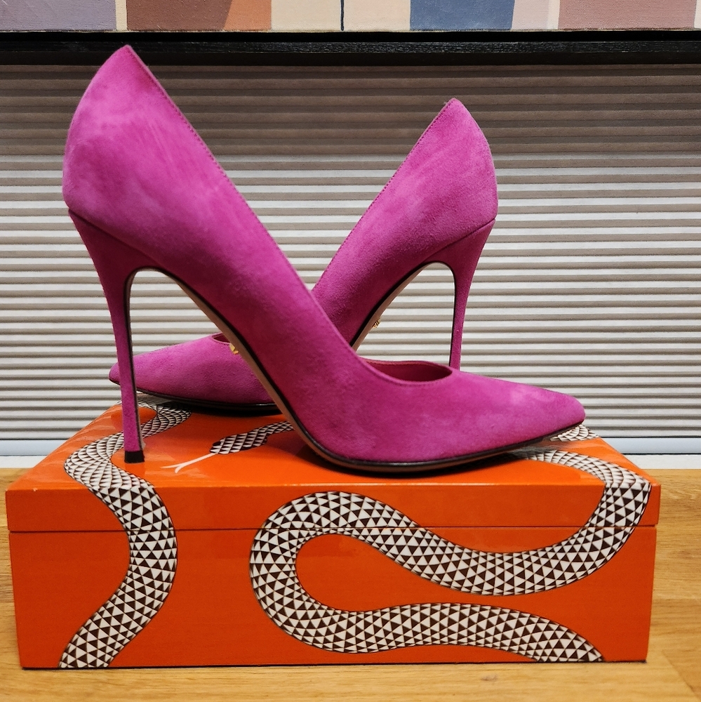 Sergio Rossi pink Fucksia shoes 37